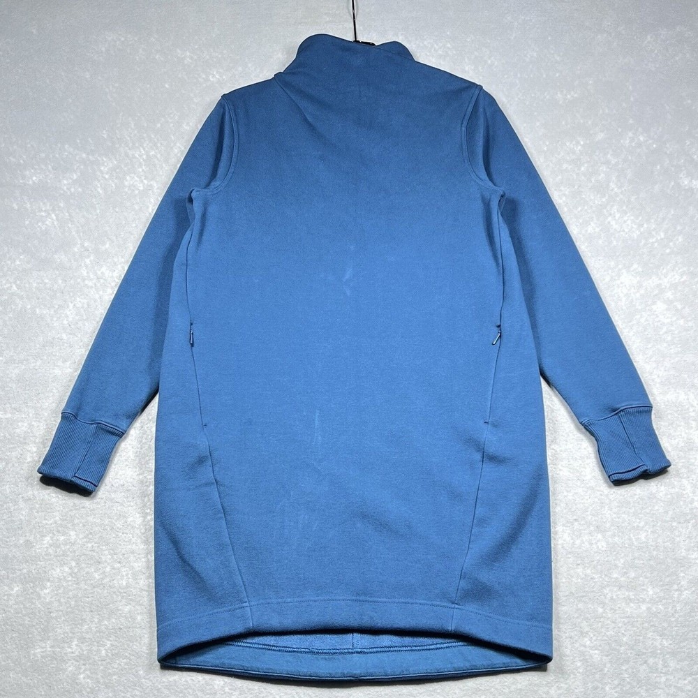 Athleta Cozy Karma Mock Neck Dark Sardinia Blue Dress Women’s Size: Small